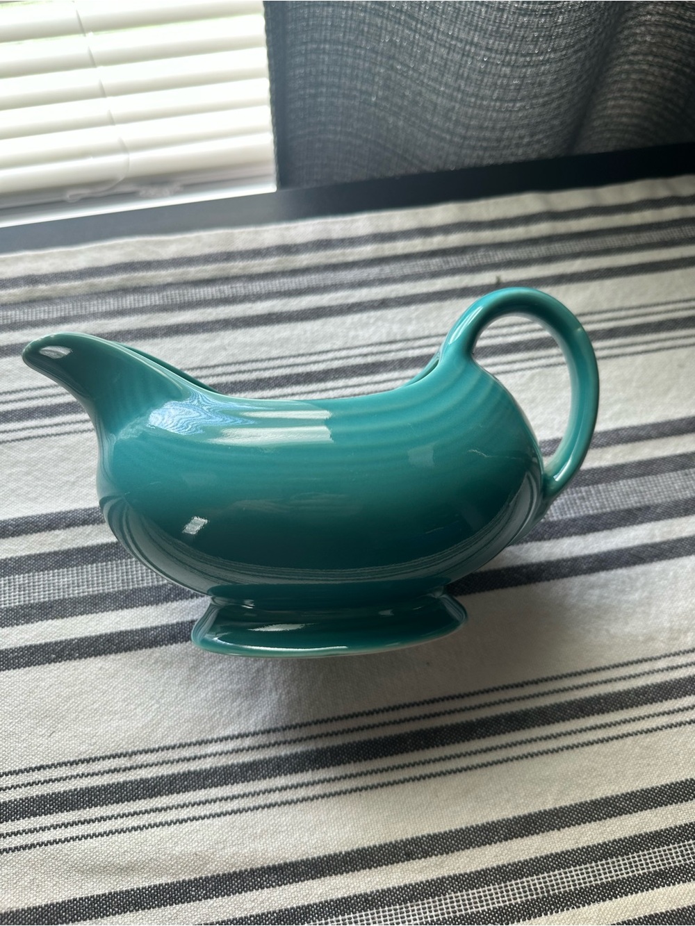 Fiesta Teal Gravy Boat